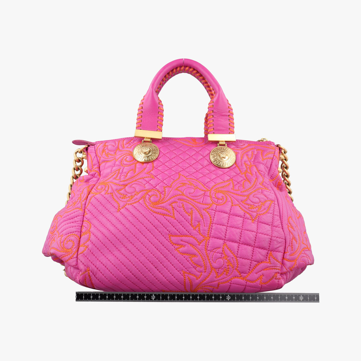 Barocco Quilted Vanitas Pink Leather バロッコキルティングヴァニタス ピンク レザー