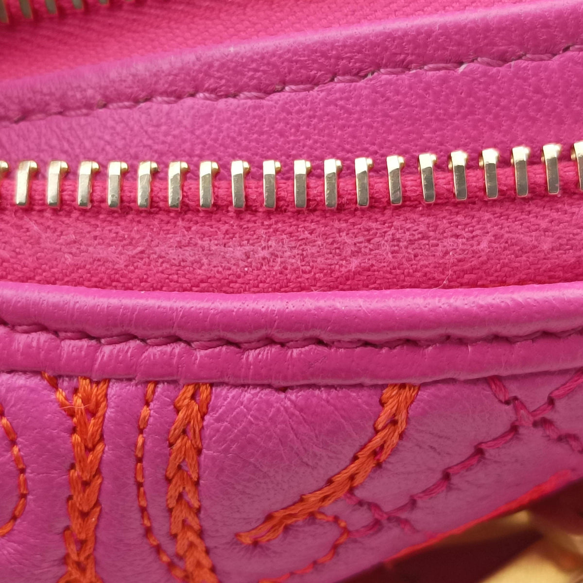 Barocco Quilted Vanitas Pink Leather バロッコキルティングヴァニタス ピンク レザー