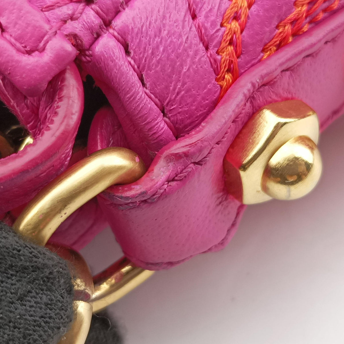 Barocco Quilted Vanitas Pink Leather バロッコキルティングヴァニタス ピンク レザー