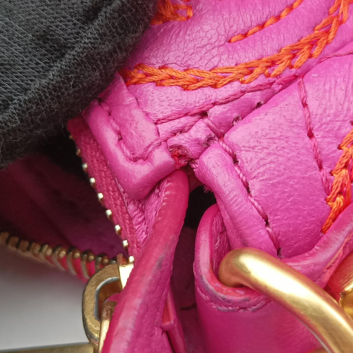 Barocco Quilted Vanitas Pink Leather バロッコキルティングヴァニタス ピンク レザー