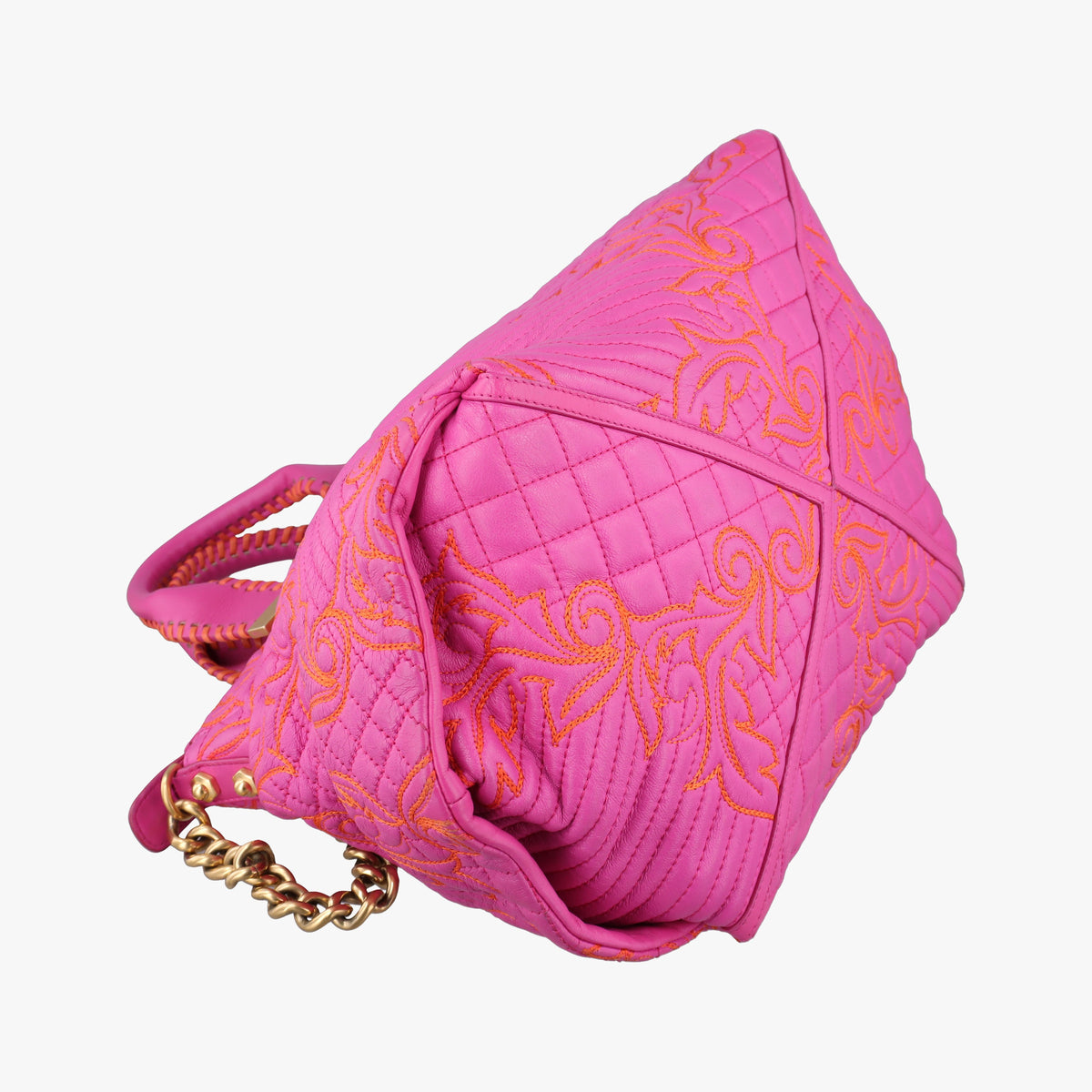 Barocco Quilted Vanitas Pink Leather バロッコキルティングヴァニタス ピンク レザー