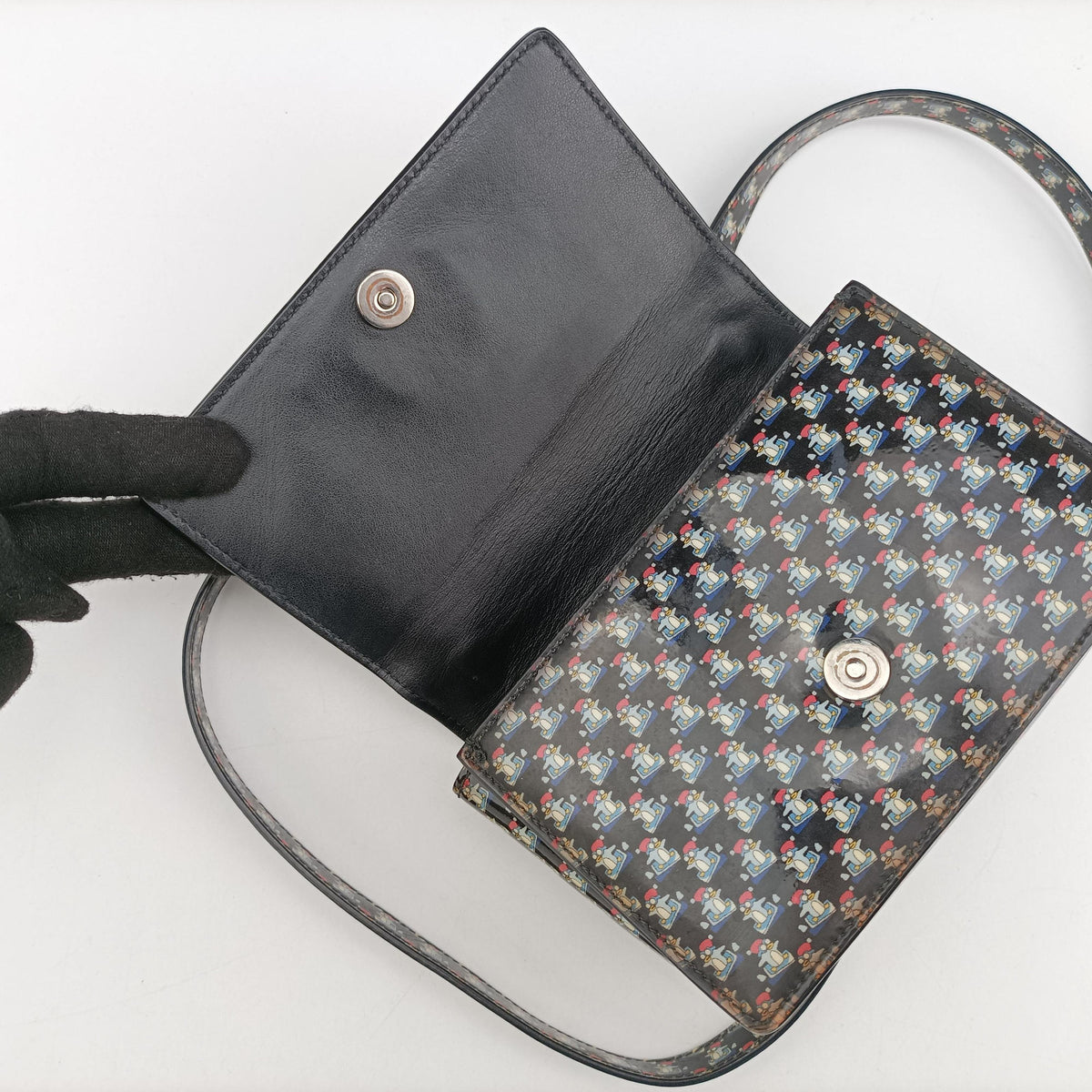 Vara zoo mini Black×multi Patent leather RE-21G079ヴァラ ズー ミニ ブラック×マルチカラー パテントレザー RE-21G079