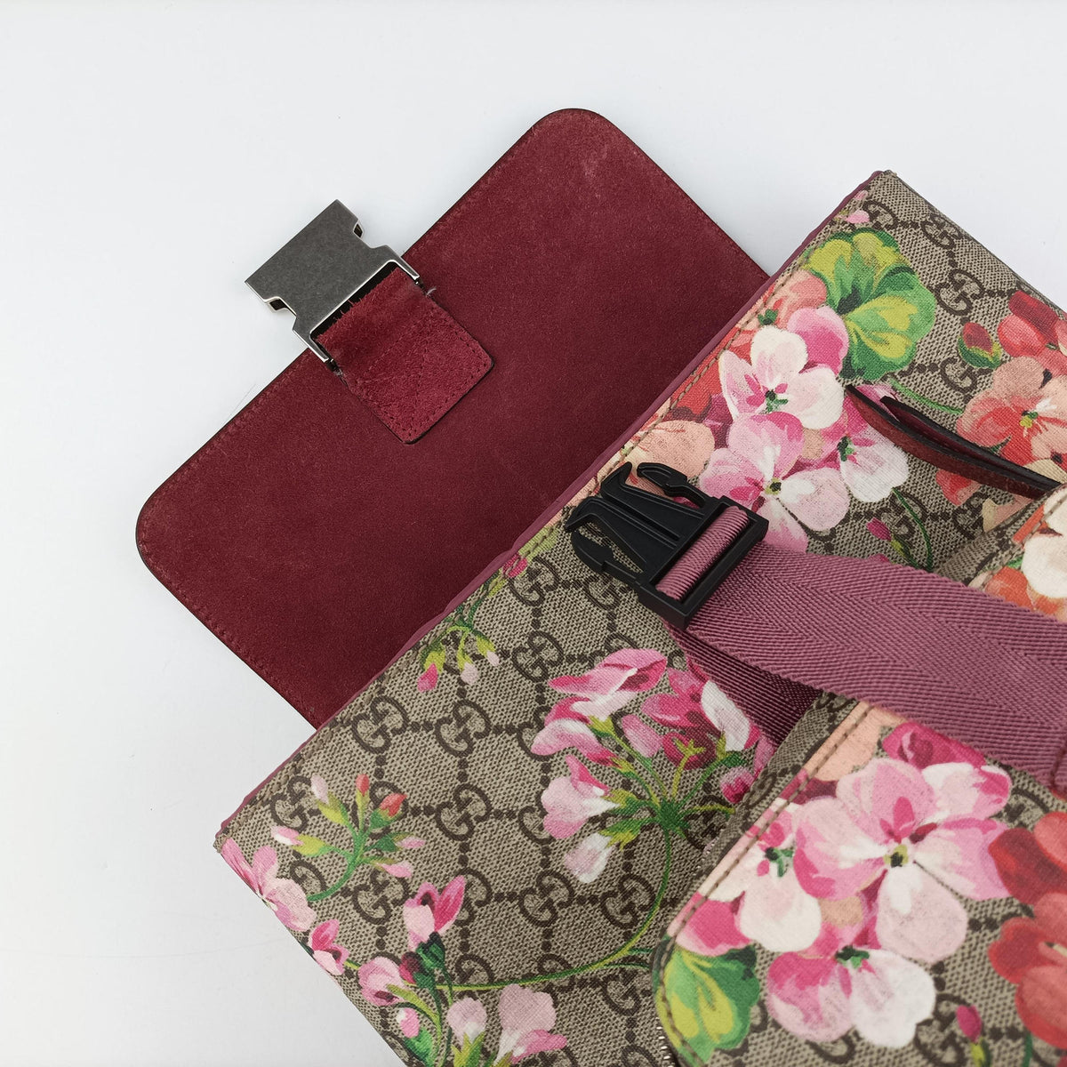 GG Blooms Brown PVC coated canvas 410544 C018895146GGブルームス ブラウン PVCコーティングキャンバス 410544 C018895146