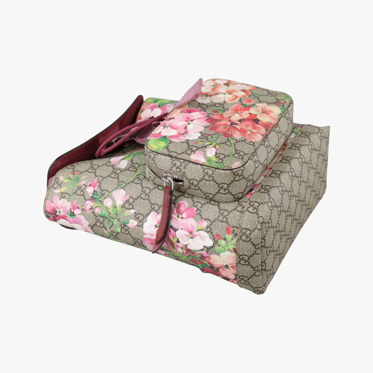 GG Blooms Brown PVC coated canvas 410544 C018895146GGブルームス ブラウン PVCコーティングキャンバス 410544 C018895146