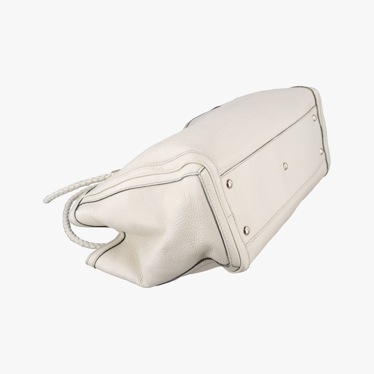 Bella Bamboo Tassel fringe White Leather 269945 E013071938ベラ バンブータッセル フリンジ ホワイト レザー 269945 E013071938
