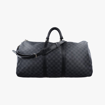 Keepall Bandouliere 55 Noir Damier Graphite N41413 MB2079キーポルバンドリエール55 ノワール ダミエグラフィット N41413 MB2079