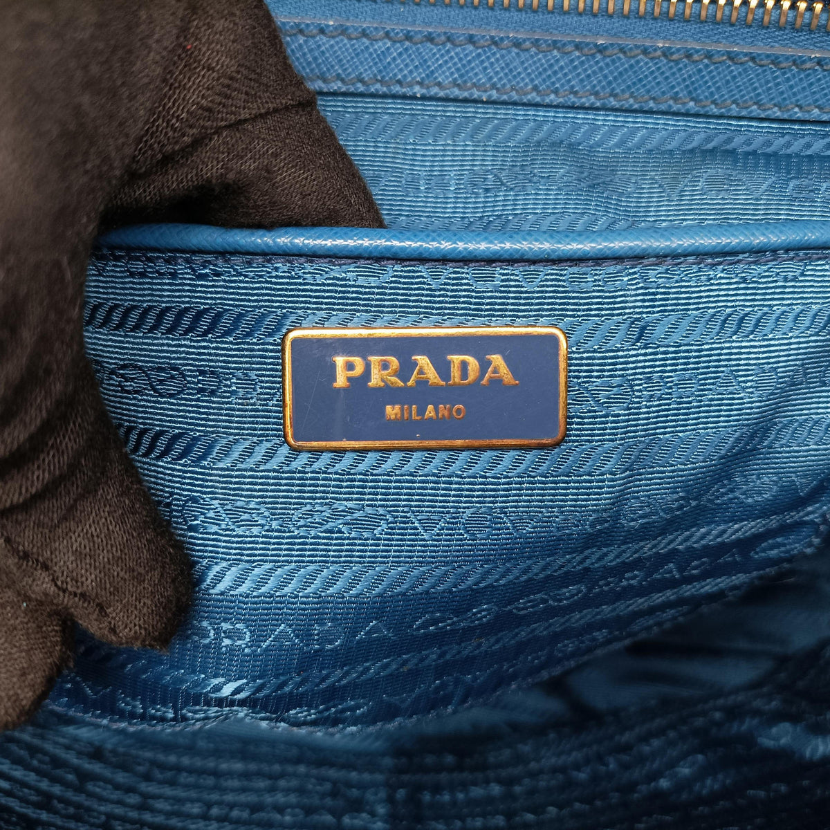 Galleria Blue SAFFIANO Leather BN1786 7 1ガレリア ブルー サフィアーノレザー BN1786 7 1