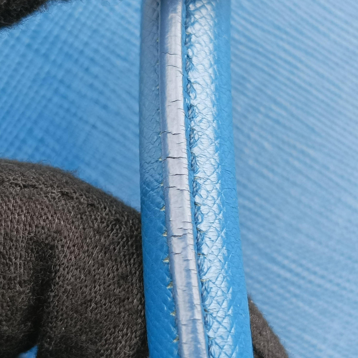 Galleria Blue SAFFIANO Leather BN1786 7 1ガレリア ブルー サフィアーノレザー BN1786 7 1