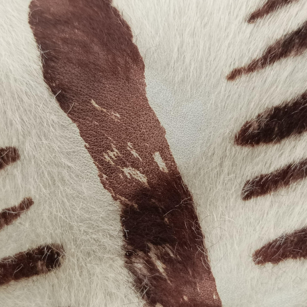 AnimalierZebra Print Brown×White Pony Hair 31 12アニマリエ ゼブラ柄 ブラウン×ホワイト ハラコ 31 12
