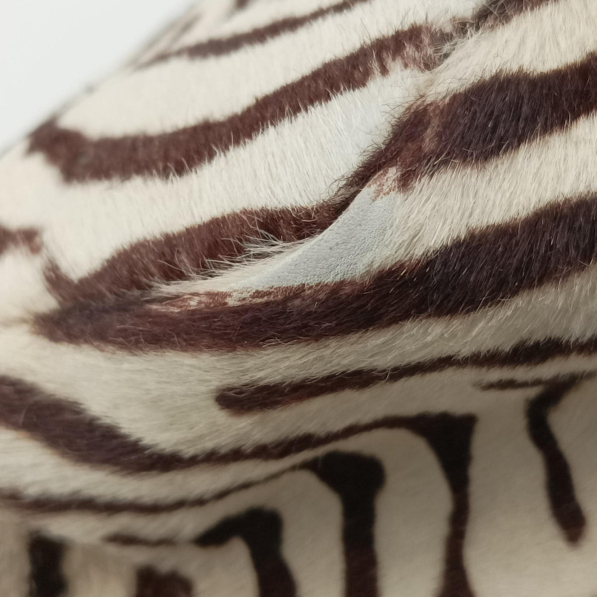 AnimalierZebra Print Brown×White Pony Hair 31 12アニマリエ ゼブラ柄 ブラウン×ホワイト ハラコ 31 12