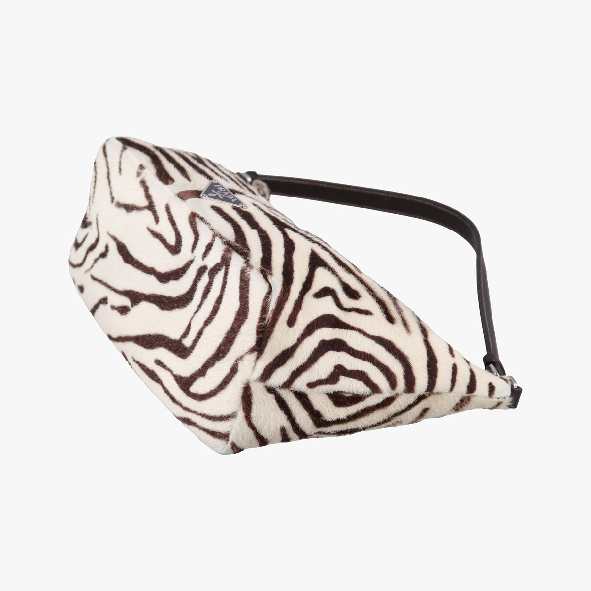 AnimalierZebra Print Brown×White Pony Hair 31 12アニマリエ ゼブラ柄 ブラウン×ホワイト ハラコ 31 12