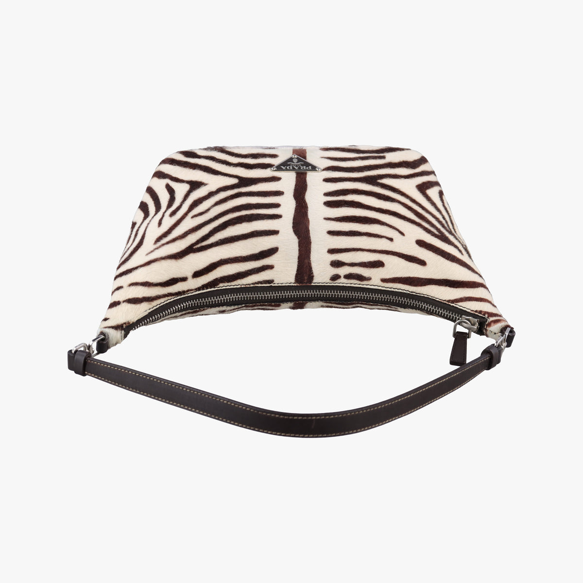 AnimalierZebra Print Brown×White Pony Hair 31 12アニマリエ ゼブラ柄 ブラウン×ホワイト ハラコ 31 12