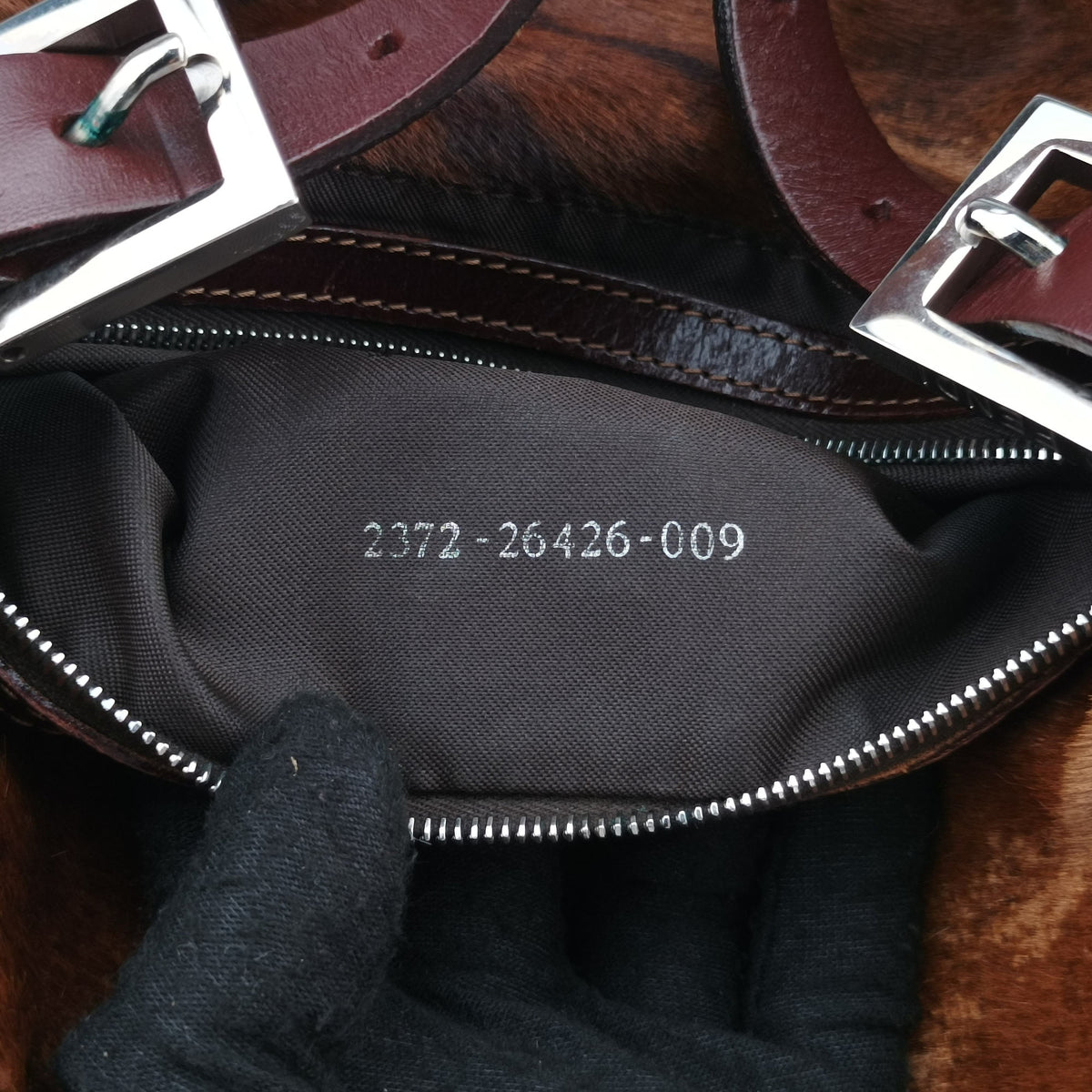Mamma Baguette Brown pony hair 26426 2372-26426-009マンマバケット ブラウン ハラコ 26426 2372-26426-009