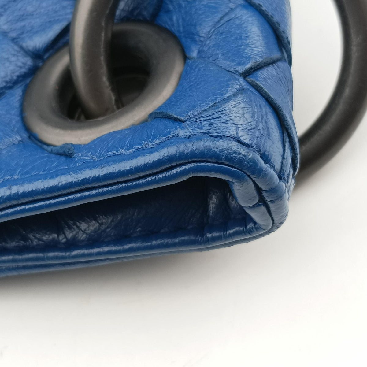 Intrecciato Blue lambskin イントレチャート ブルー ラムスキン