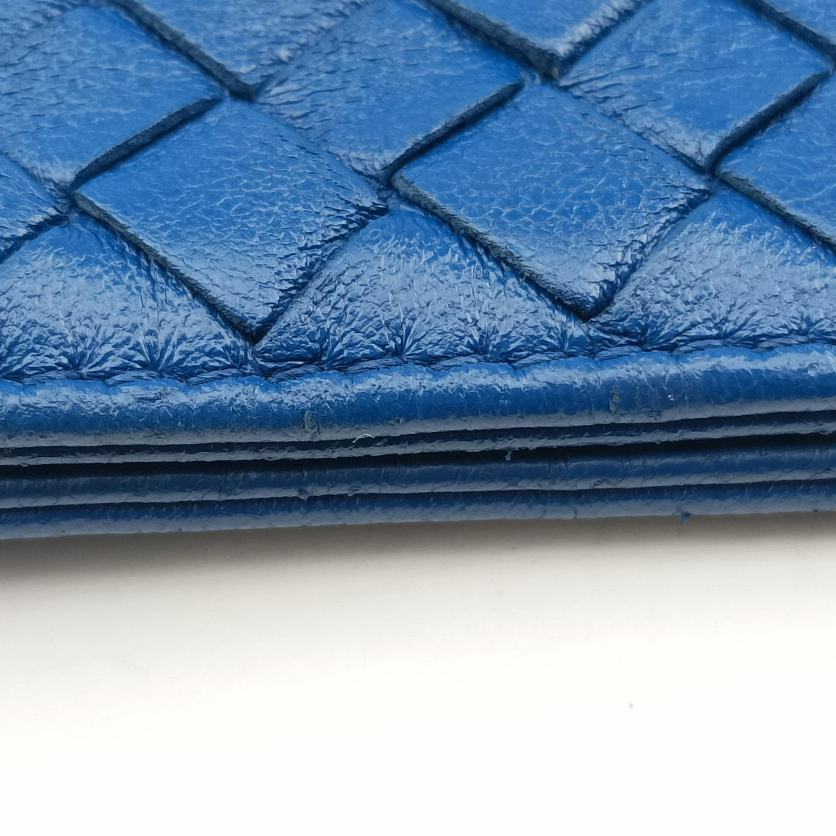 Intrecciato Blue lambskin イントレチャート ブルー ラムスキン