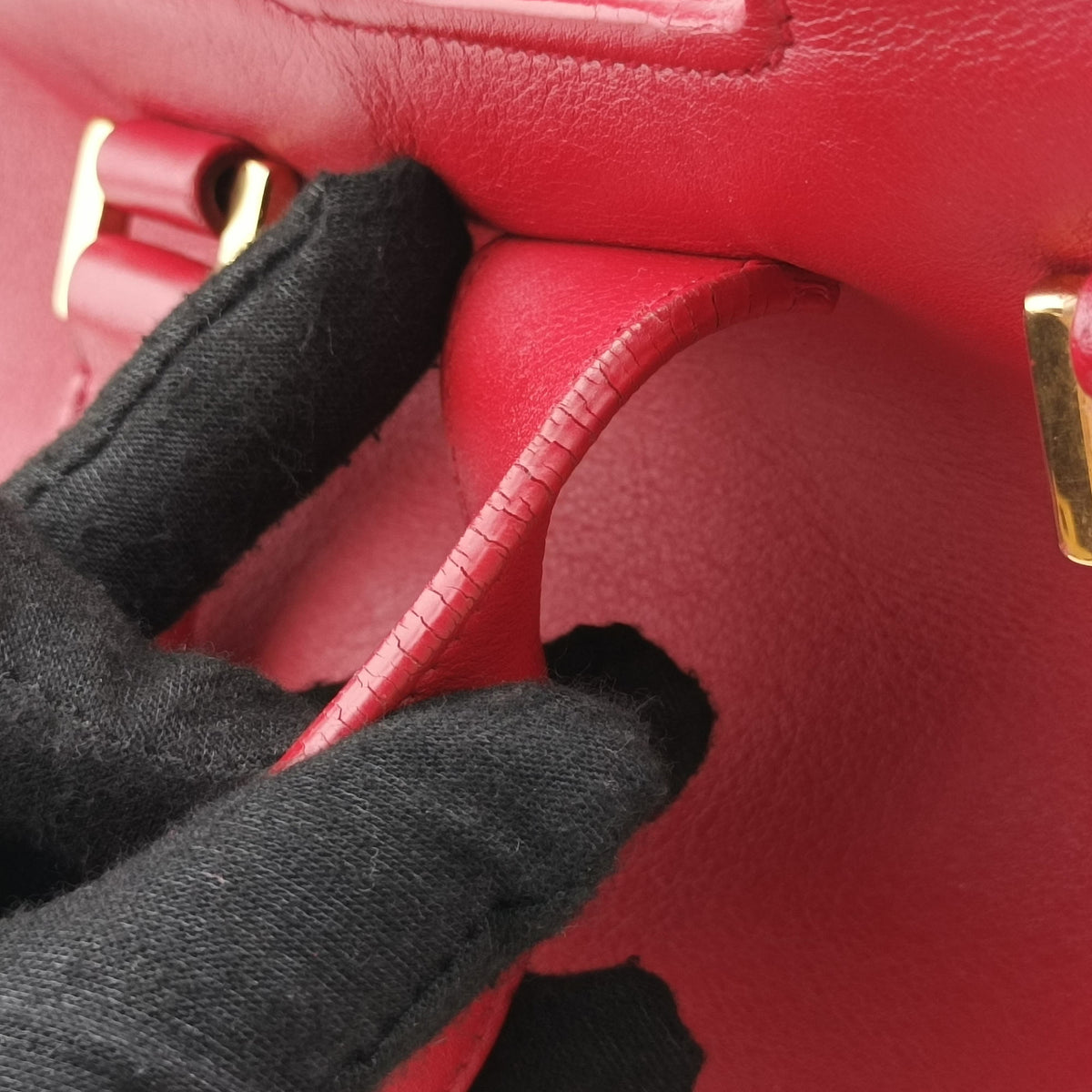 BABY CABAS Red Leather 394461 PMR394461.0315ベイビーカバス レッド レザー 394461 PMR394461.0315