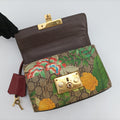 Padlock beige×Multicolour PVC coated canvas 409487 A020237246パドロック ベージュ×マルチカラー PVCコーティングキャンバス 409487 A020237246