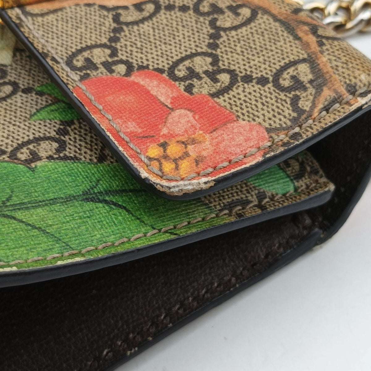 Padlock beige×Multicolour PVC coated canvas 409487 A020237246パドロック ベージュ×マルチカラー PVCコーティングキャンバス 409487 A020237246
