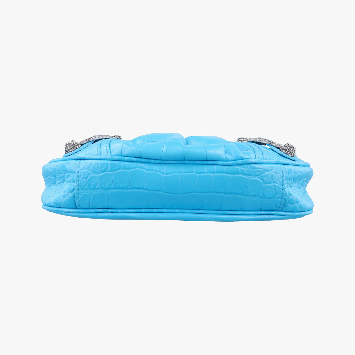 Le Cagole Mini Blue Leather 695814 695814.4624.R.584046ル カゴール ミニ ブルー レザー 695814 695814.4624.R.584046