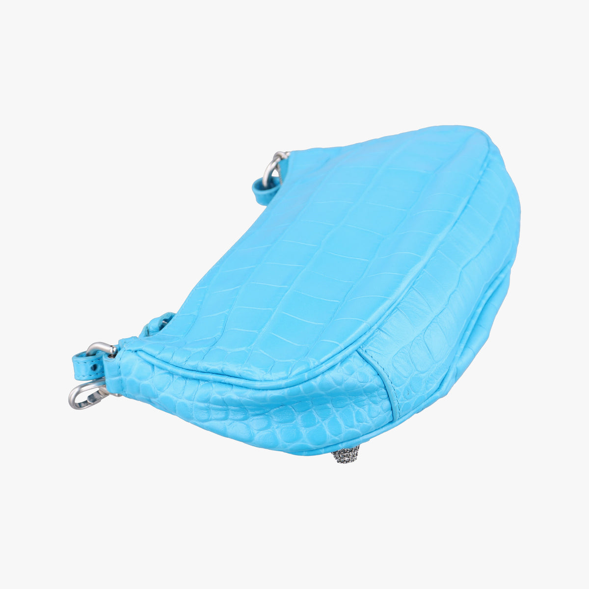 Le Cagole Mini Blue Leather 695814 695814.4624.R.584046ル カゴール ミニ ブルー レザー 695814 695814.4624.R.584046