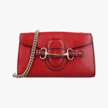 Emily Red Leather 283063 H010825042エミリー レッド レザー 283063 H010825042