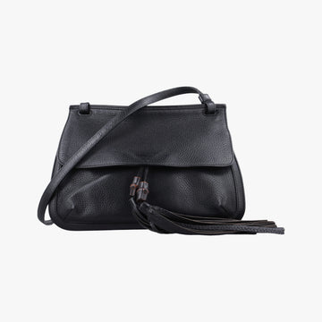 Bamboo Daily Black Leather 370826 F017266277バンブーデイリー ブラック レザー 370826 F017266277