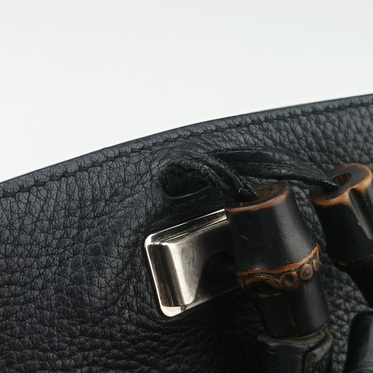 Bamboo Daily Black Leather 370826 F017266277バンブーデイリー ブラック レザー 370826 F017266277