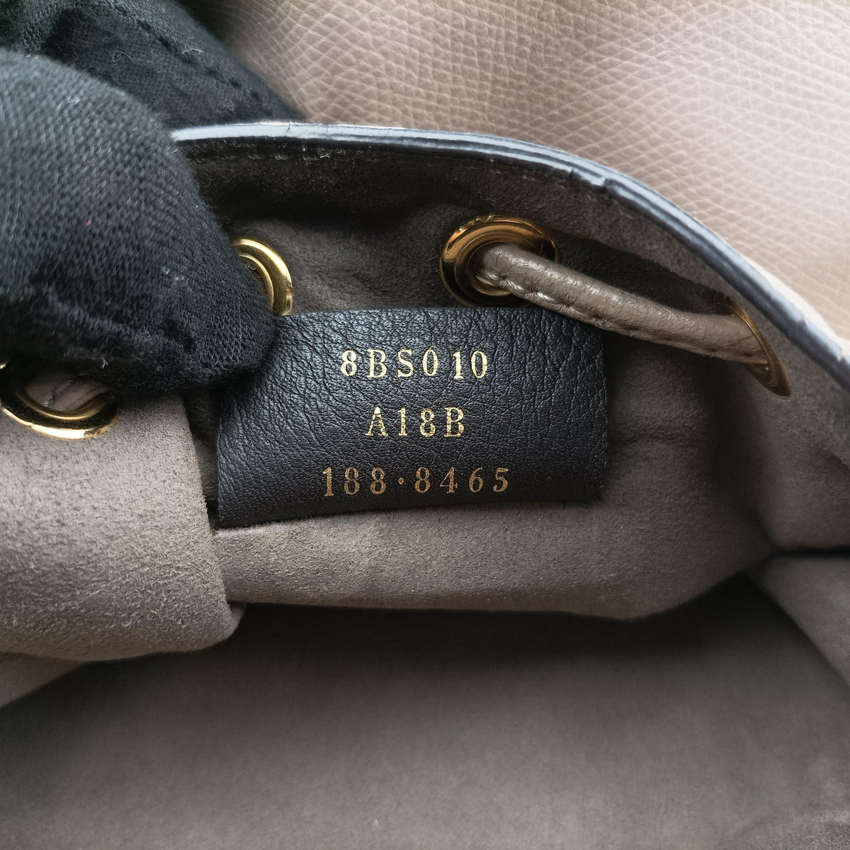 Mon Tresor Mini Bucket Grey leather 8BS010 8BS010 A18B 188.8465ミニ モン トレゾール グレー レザー 8BS010 8BS010 A18B 188.8465