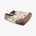 New Jackie Flora brown×Multicolour canvas×leather 246907 E013109413ニュージャッキー フローラ ブラウン×マルチカラー キャンバス×レザー 246907 E013109413