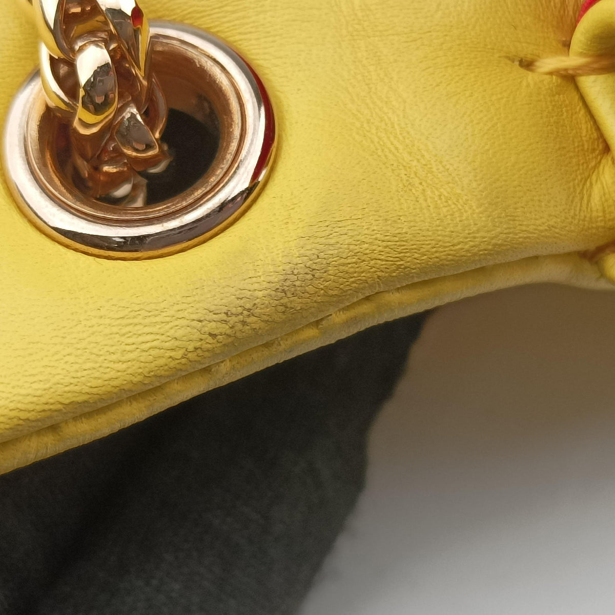 Sweet Charity Scarabe Spike Yellow Leather スイート チャリティー スカラベ スパイク イエロー レザー