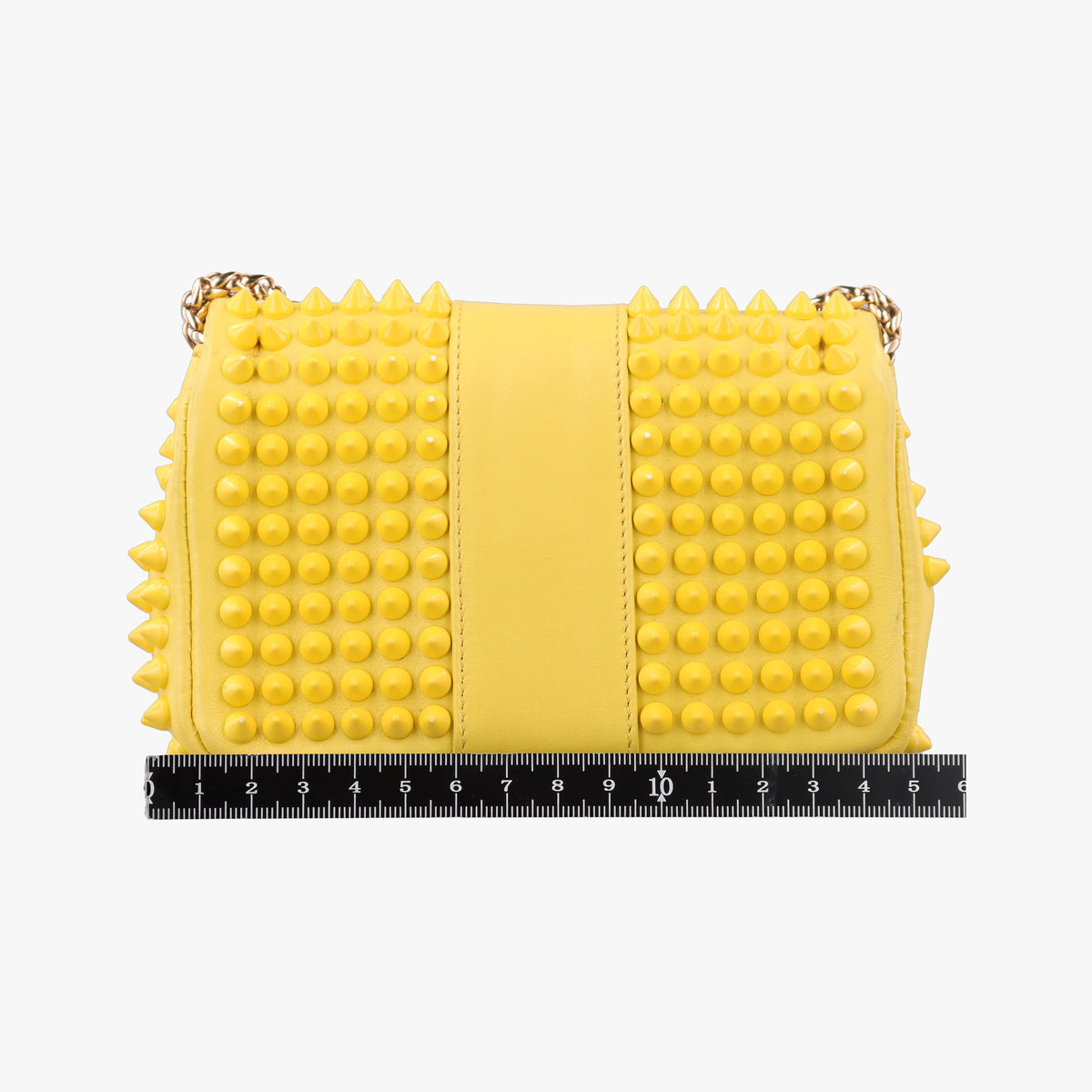 Sweet Charity Scarabe Spike Yellow Leather スイート チャリティー スカラベ スパイク イエロー レザー