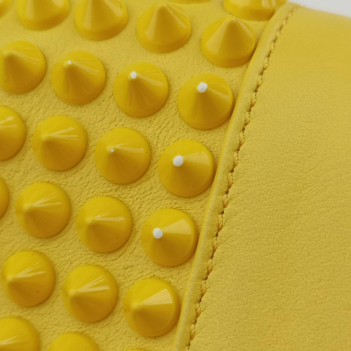 Sweet Charity Scarabe Spike Yellow Leather スイート チャリティー スカラベ スパイク イエロー レザー
