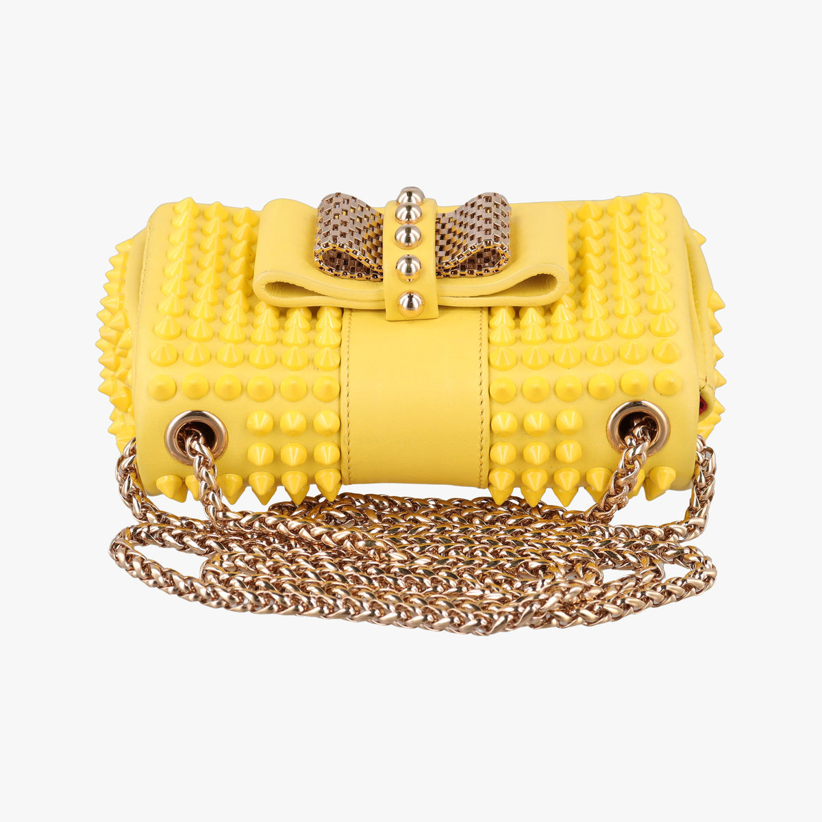 Sweet Charity Scarabe Spike Yellow Leather スイート チャリティー スカラベ スパイク イエロー レザー