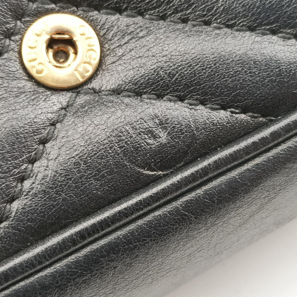 GG Marmont Black Leather 476433 GGマーモント ブラック レザー 476433