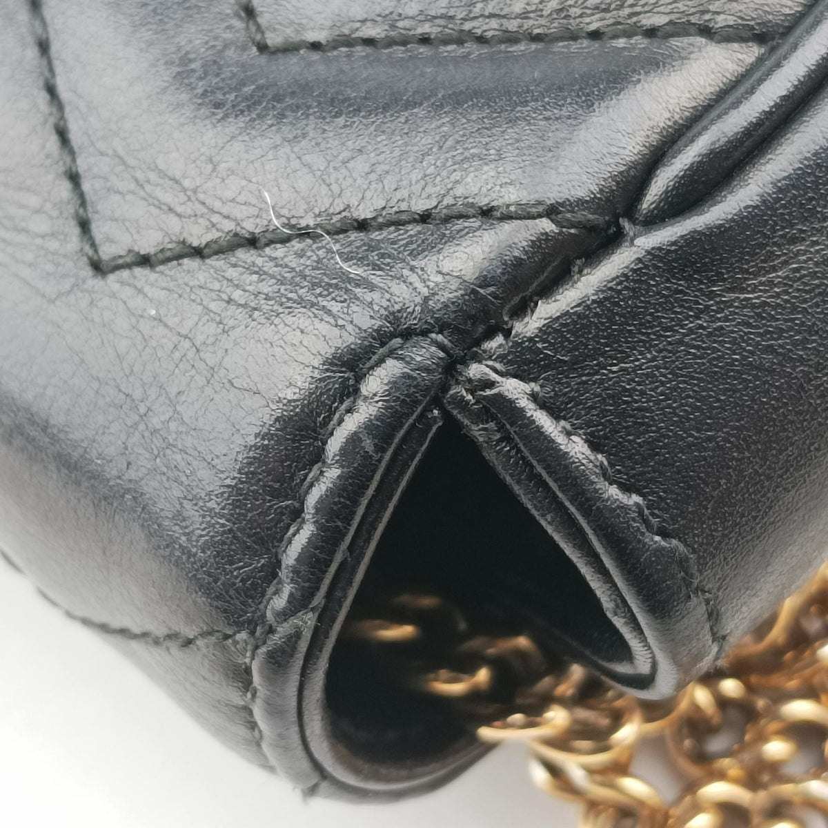 GG Marmont Black Leather 476433 GGマーモント ブラック レザー 476433