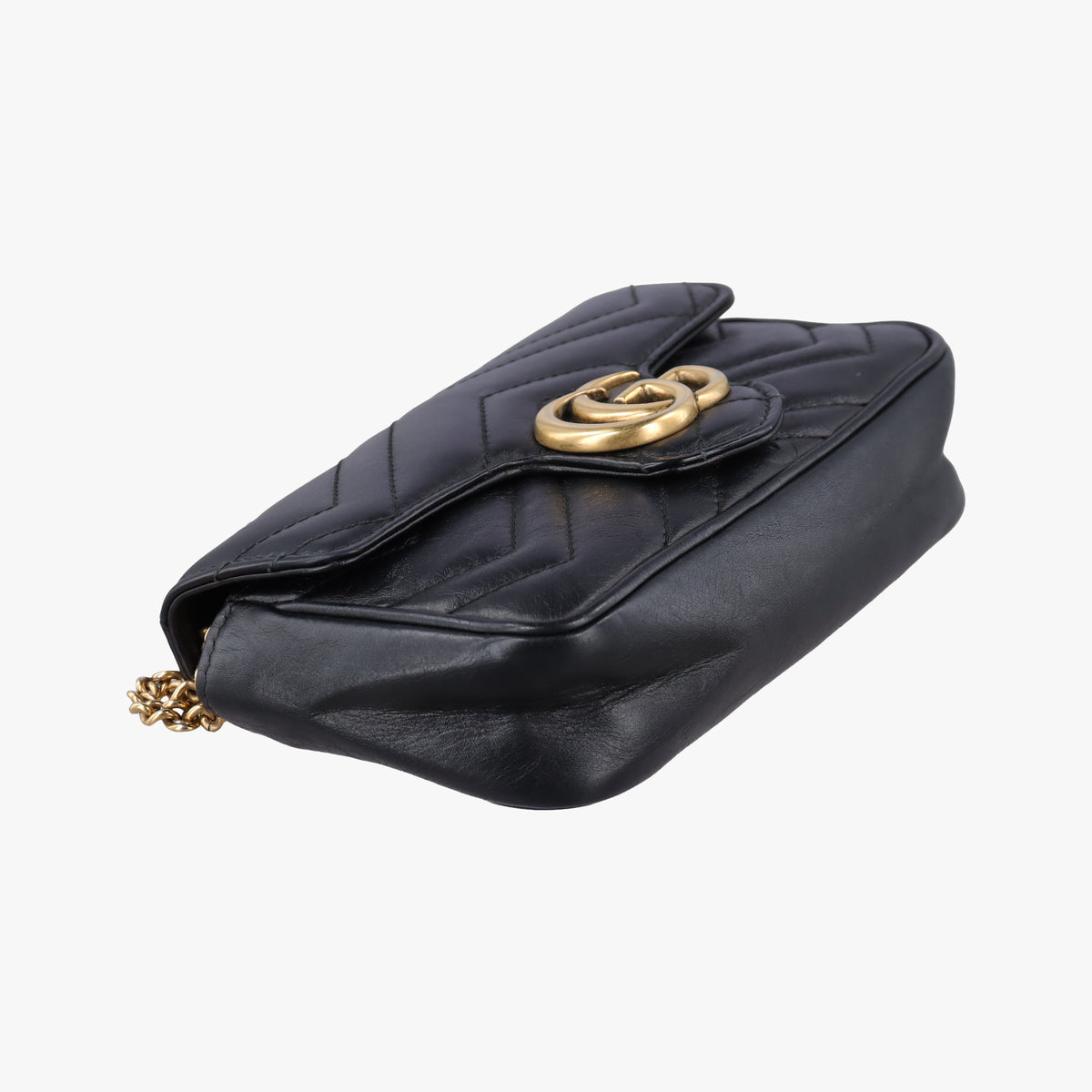 GG Marmont Black Leather 476433 GGマーモント ブラック レザー 476433