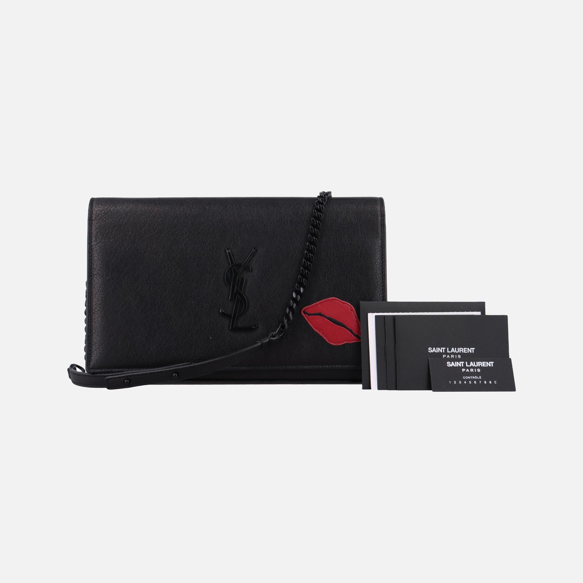 イヴサンローラン Yves saint Laurent ショルダーバッグ レディース ケイト ブラック レザー GNC442015.0817