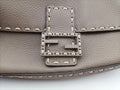 フェンディ Fendi ショルダーバッグ レディース バゲット グレー レザー 8BR600-AH95.219.3118