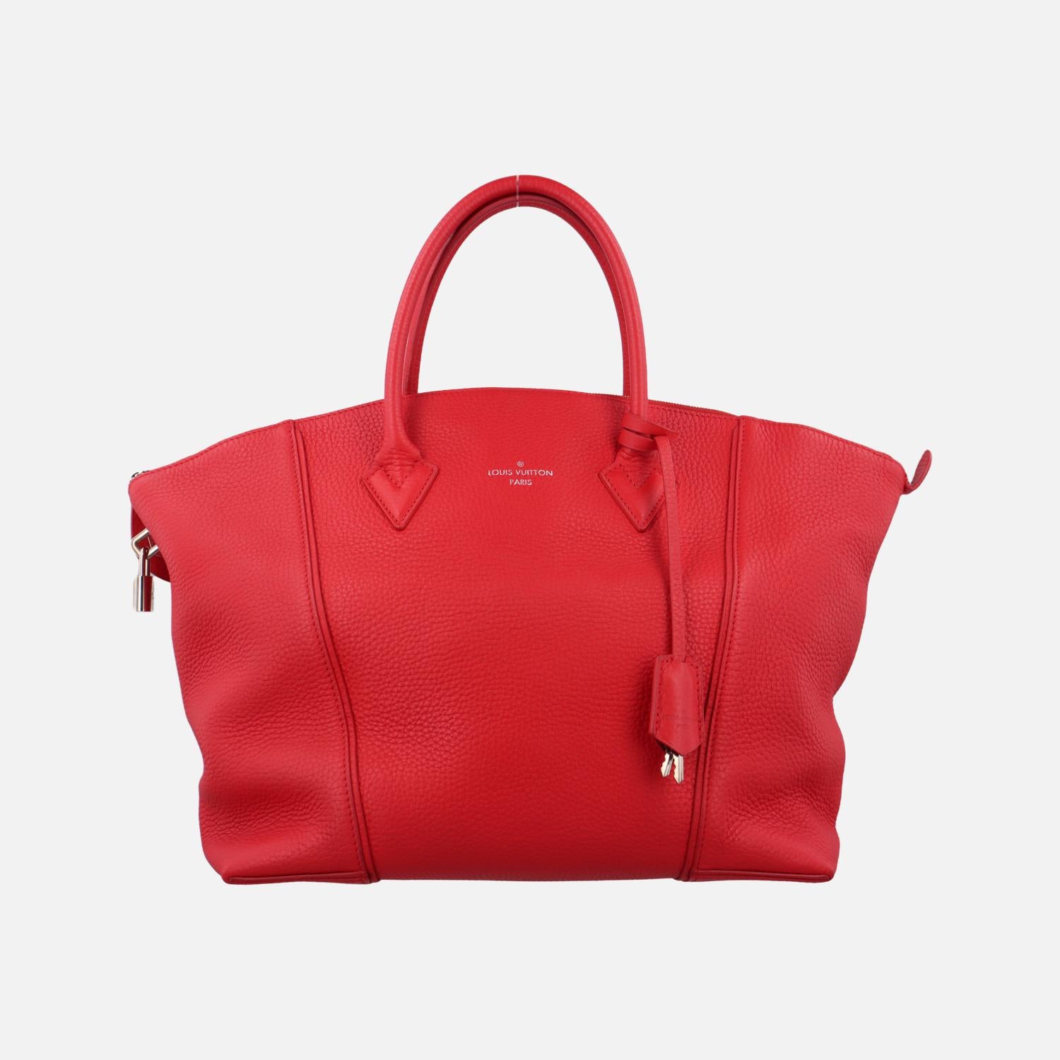 ルイヴィトン Louis Vuitton ショルダーバッグ レディース ロックイットMM レッド レザー PL2125