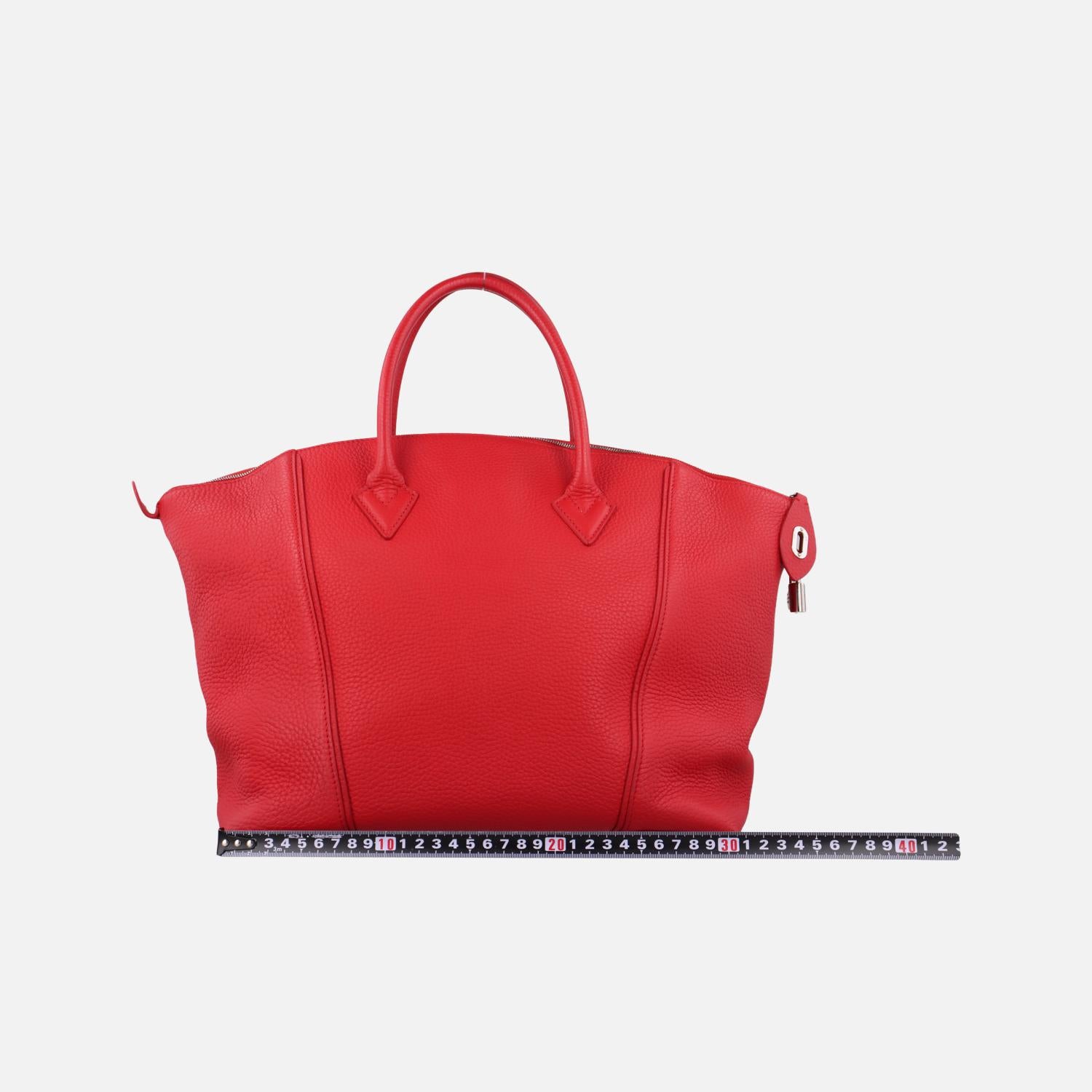 ルイヴィトン Louis Vuitton ショルダーバッグ レディース ロックイットMM レッド レザー PL2125