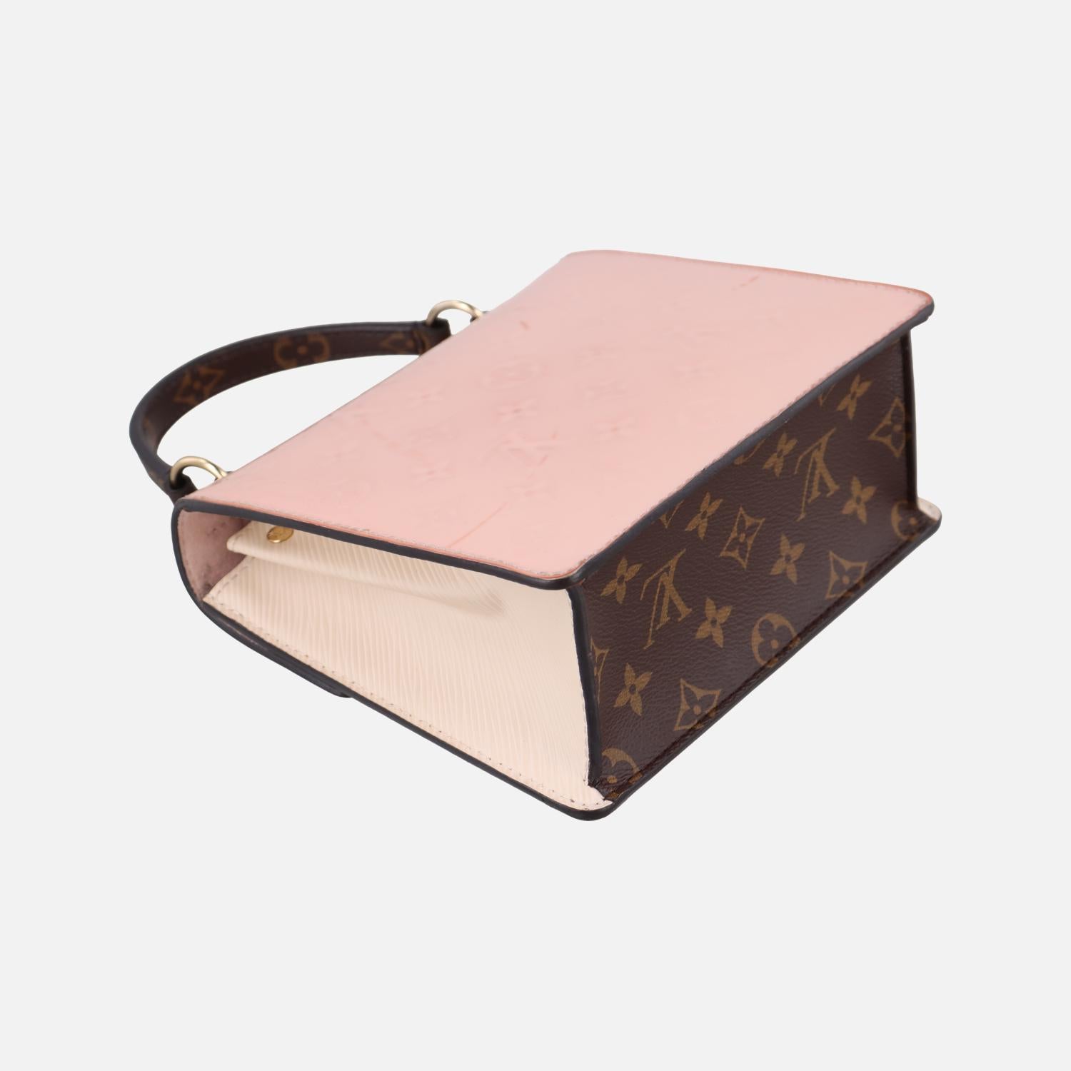 ルイヴィトン Louis Vuitton ショルダーバッグ レディース スプリング ストリート PM ブラウン ヴェルニ × エピ M90468 FK0280