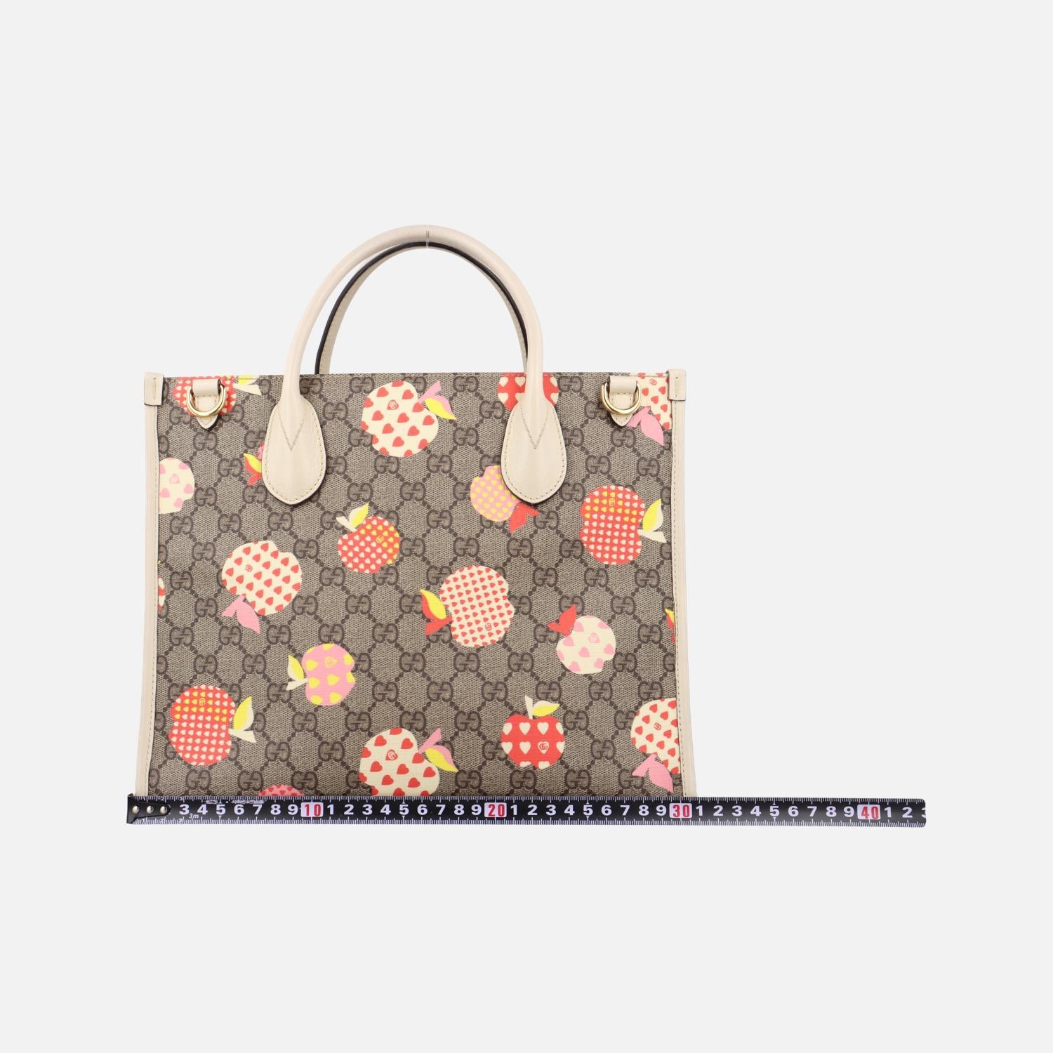 グッチ Gucci ショルダーバッグ レディース GGスプリーム グレー PVCxレザー