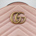 グッチ Gucci リュック/バックパック レディース GGマーモント ピンク レザー