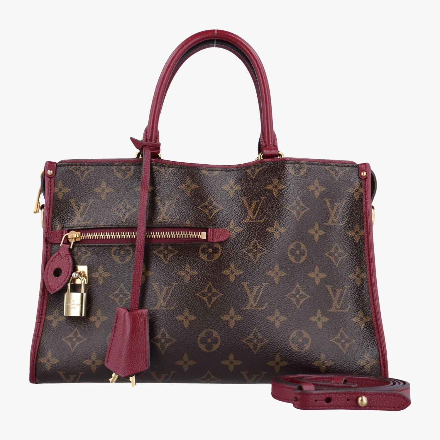 ルイヴィトン Louis Vuitton ショルダーバッグ レディース ポパンクールPM ブラウン モノグラムキャンバス×カーフレザー M43462 SP4117