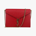 イヴサンローラン Yves saint Laurent ショルダーバッグ レディース カサンドラ レッド レザー PLB532750.0519