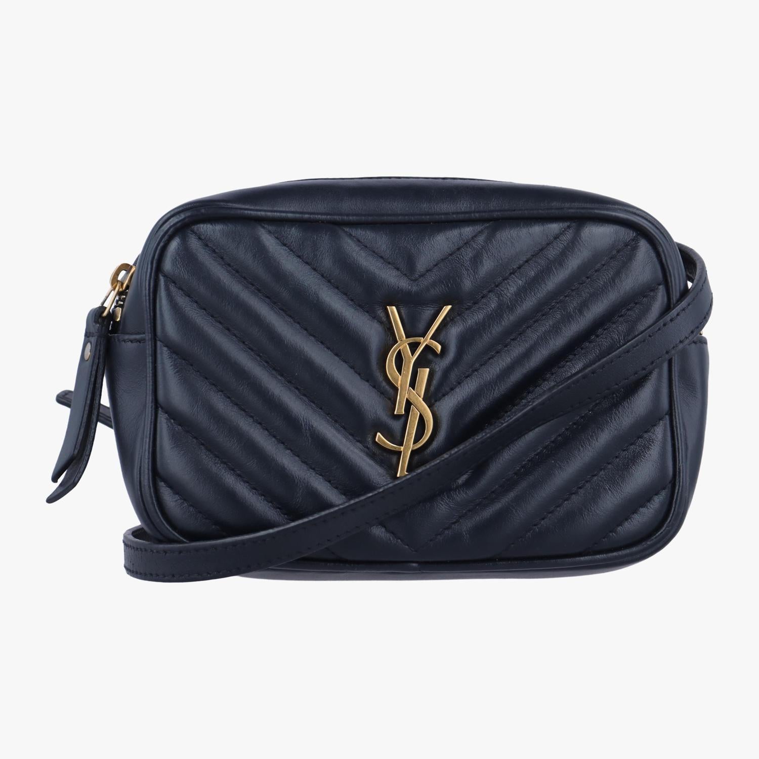 イヴサンローラン Yves saint Laurent ボディバッグ/ウェストバッグ レディース ルー　カメラバッグ ブラック レザー GLT534817.1018