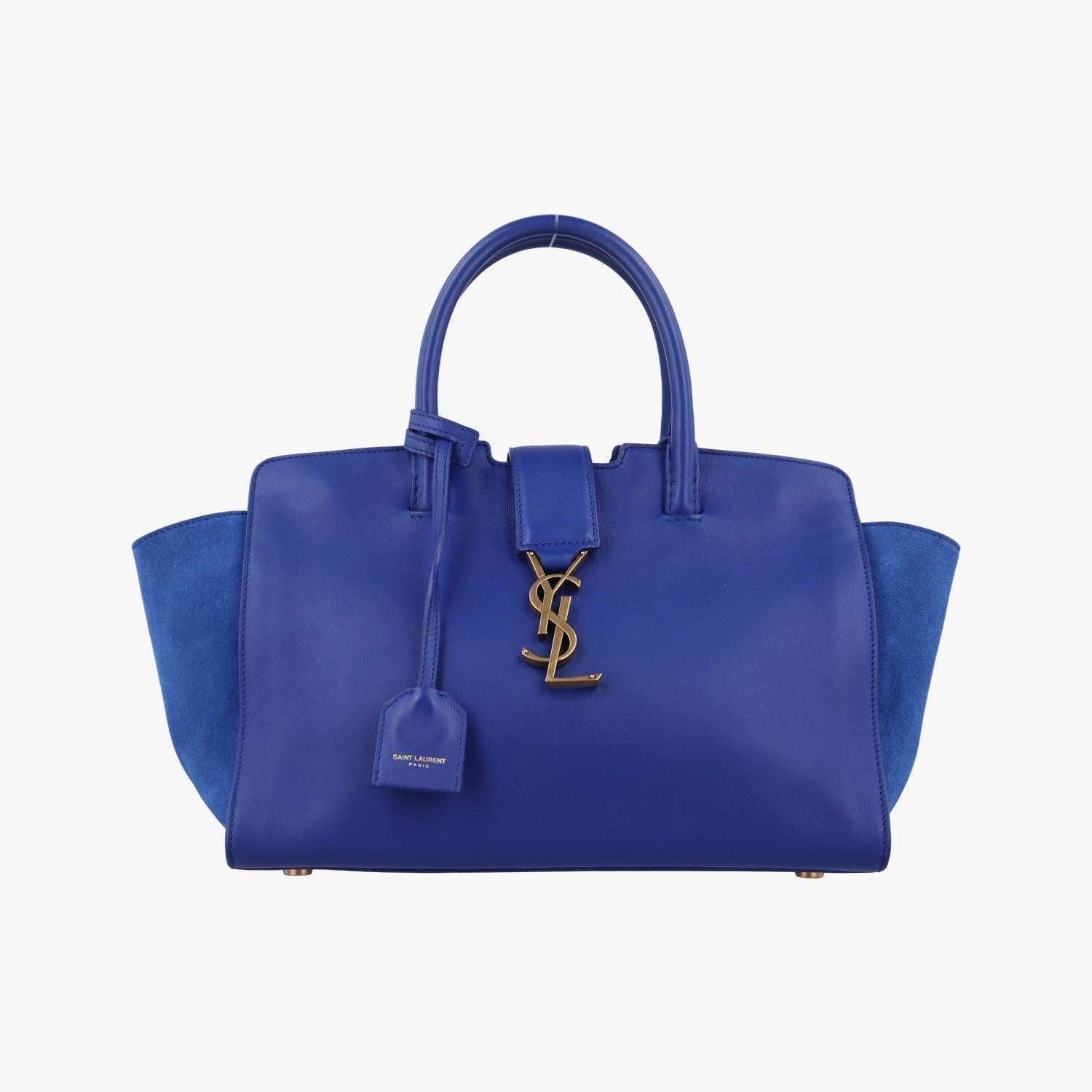 イヴサンローラン Yves saint Laurent ショルダーバッグ レディース ベイビー ブルー キャンバスｘスエード GNR436834.0516