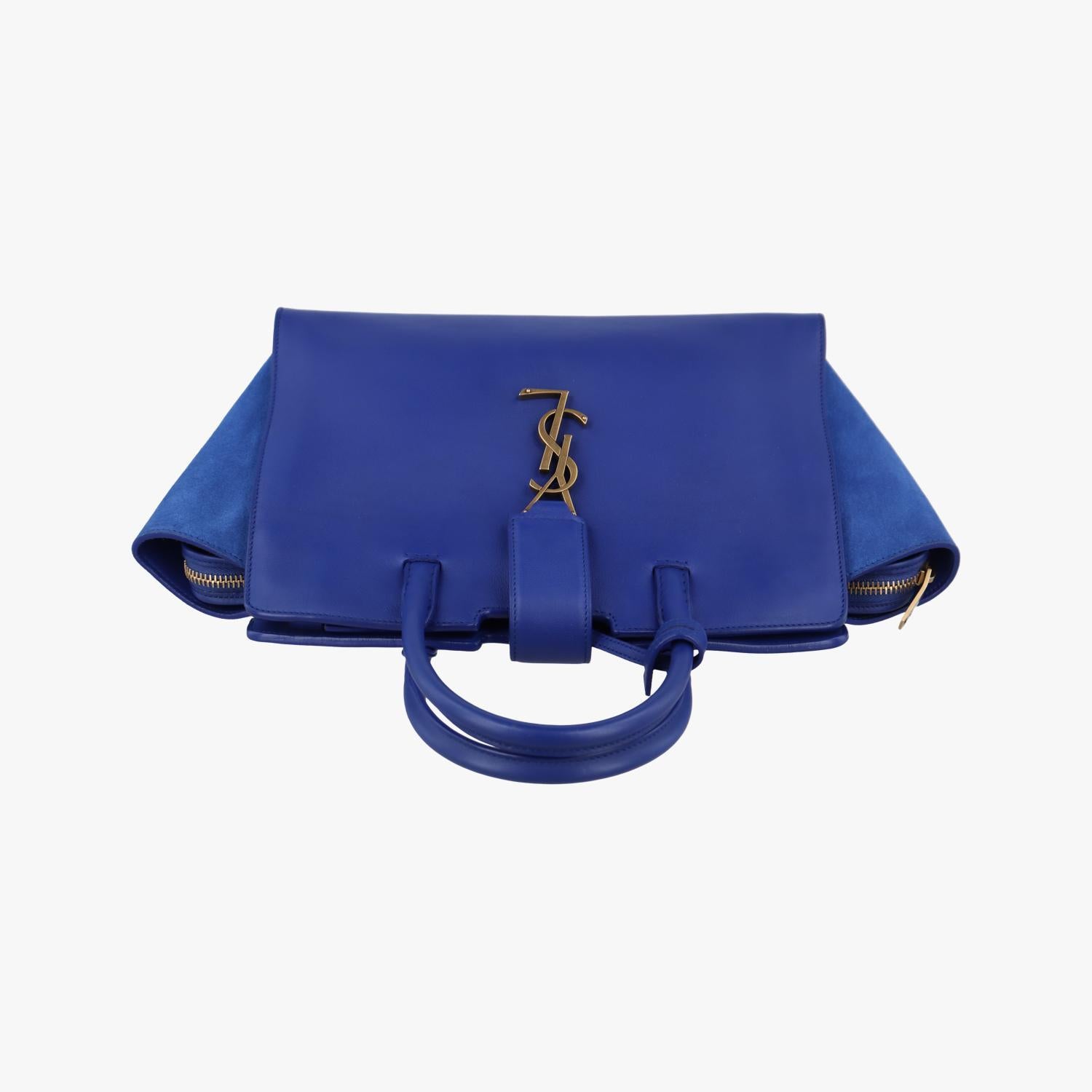 イヴサンローラン Yves saint Laurent ショルダーバッグ レディース ベイビー ブルー キャンバスｘスエード GNR436834.0516