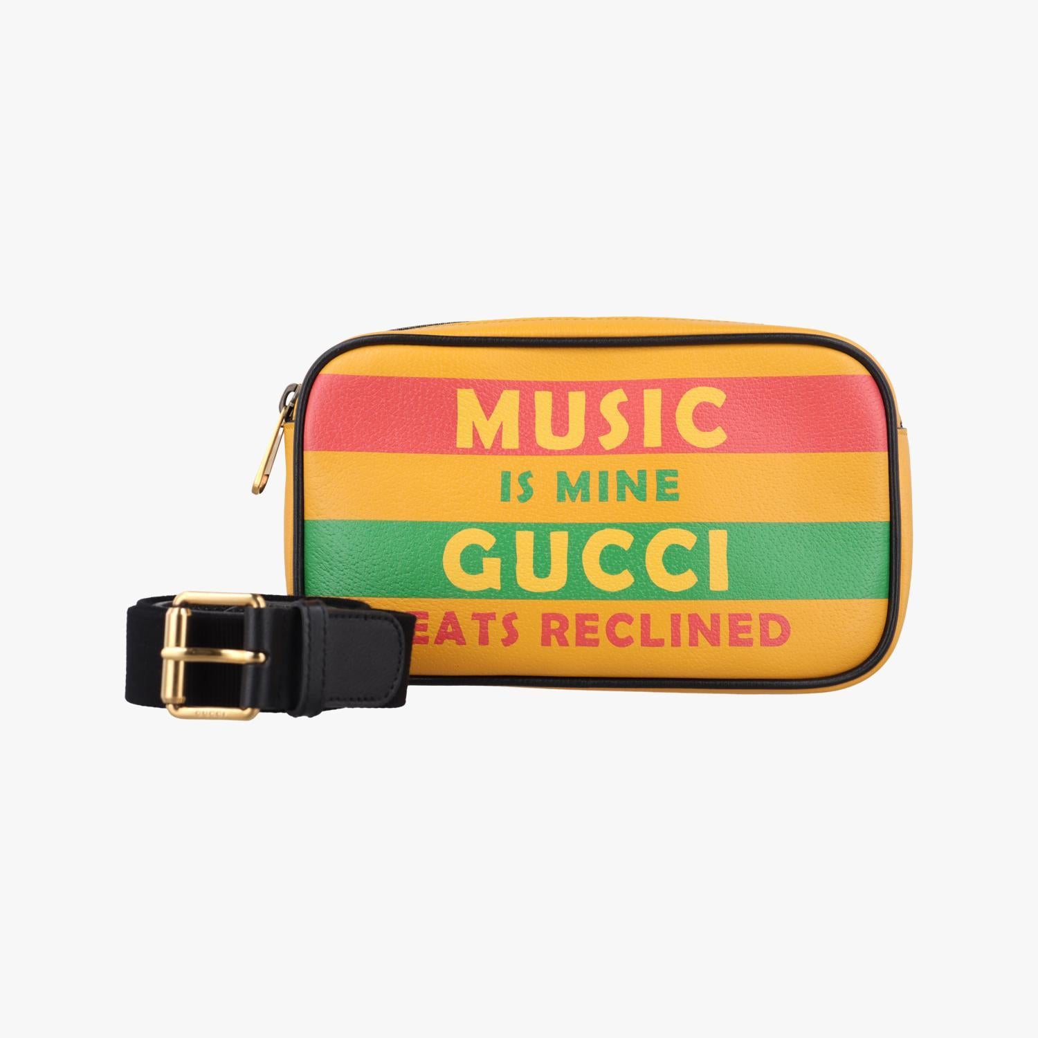 グッチ Gucci ボディバッグ/ウェストバッグ レディース SONY MUSIC コラボ ベルトバッグ マルチカラー レザー