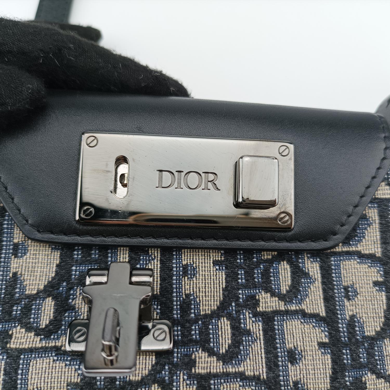 クリスチャンディオール Christian Dior ショルダーバッグ レディース ディオールロック ブラック ジャガード×カーフスキン 26-BO-0271